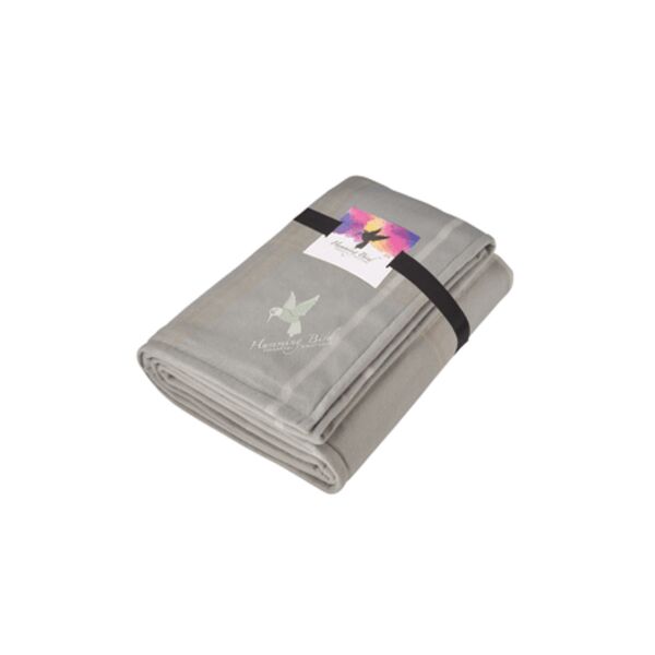 Plaid Fleece Sherpa Blanket with Full Color Card Thumbnail