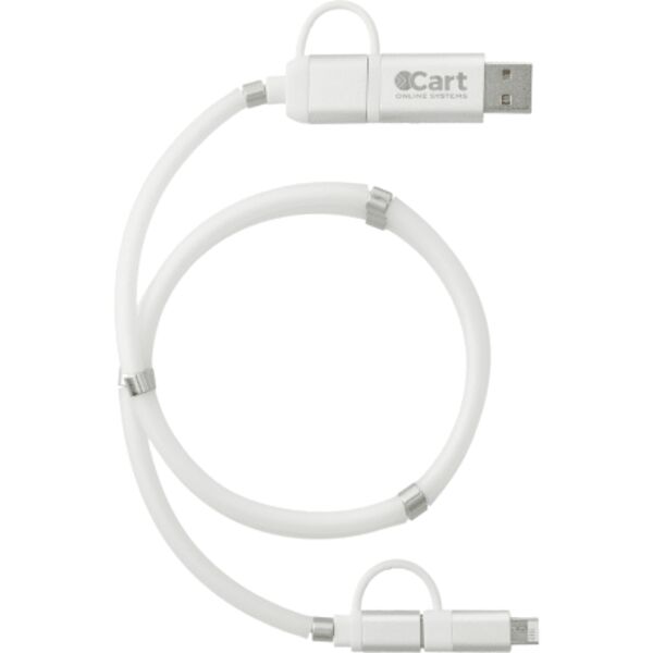 Whirl 5-in-1 Charging Cable with Magnetic Wrap Thumbnail