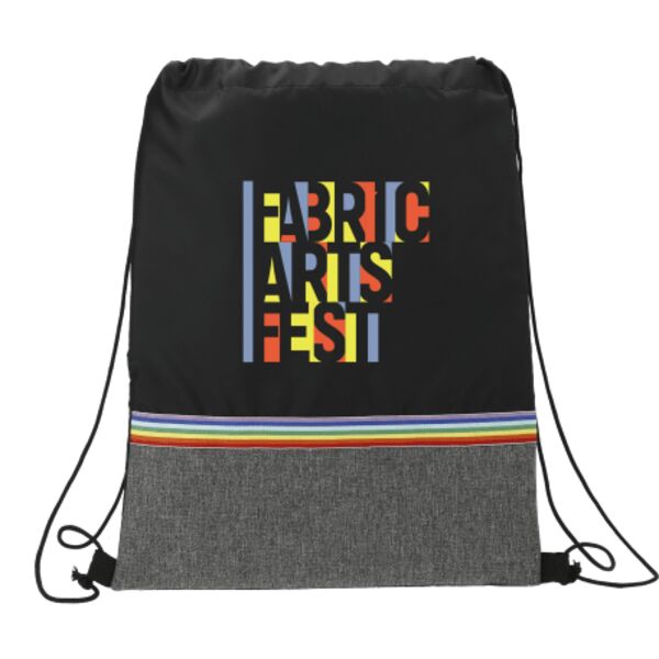 Rainbow RPET Drawstring Bag Thumbnail