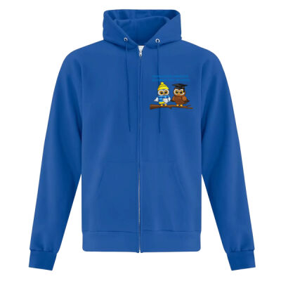 EVERYDAY FLEECE FULL ZIP HOODIE *DT Flim Logo & Personalized* Thumbnail